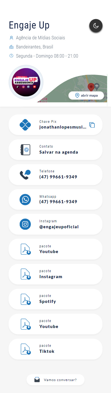 Hub Comercial de um de nossos clientes